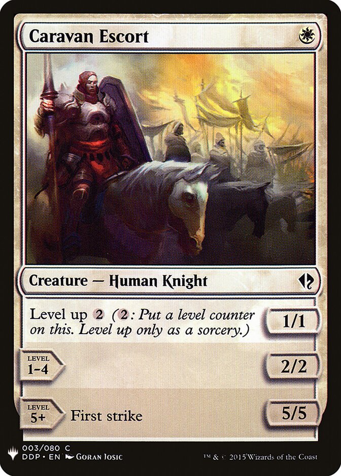 Caravan Escort (DDP-3) - The List (PLST)