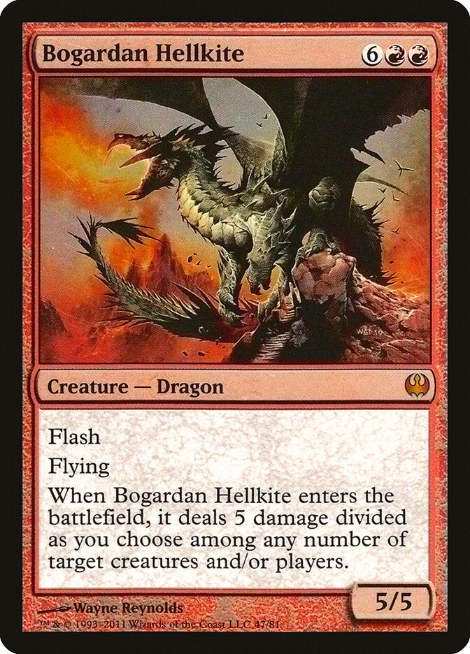 Bogardan Hellkite (47) - Duel Decks: Knights vs. Dragons (DDG)