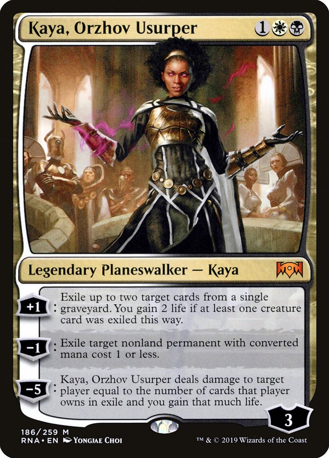 Kaya, Orzhov Usurper (186) - Ravnica Allegiance (RNA)