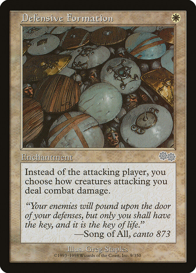 Defensive Formation (9) - Urza's Saga (USG)