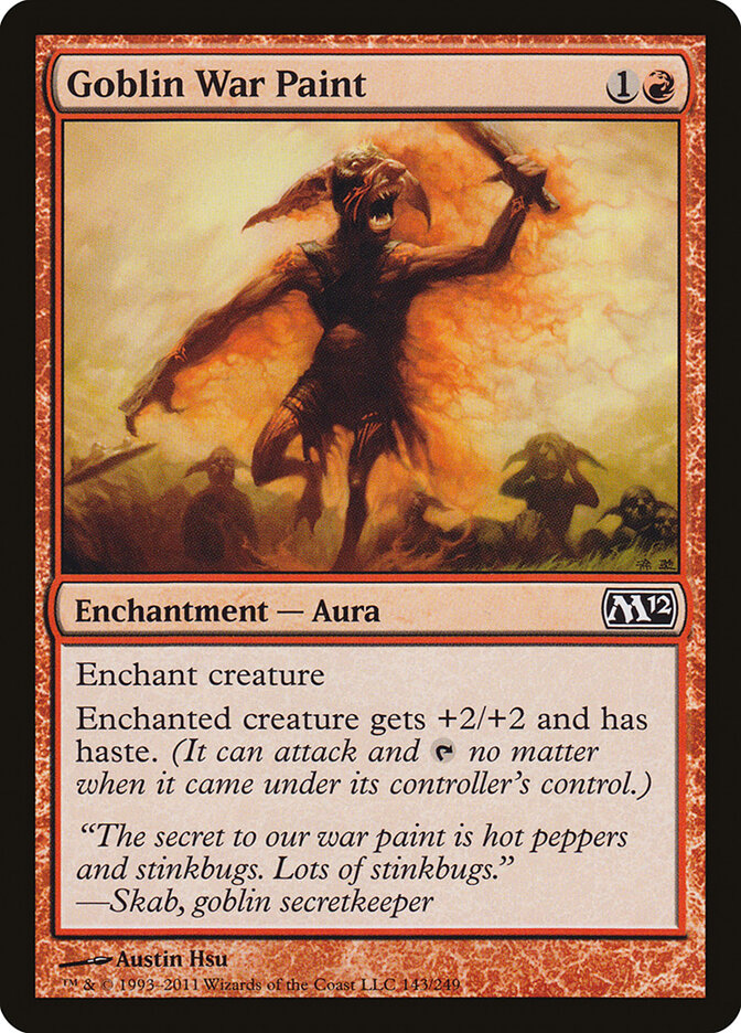 Goblin War Paint (143) - Magic 2012 (M12)