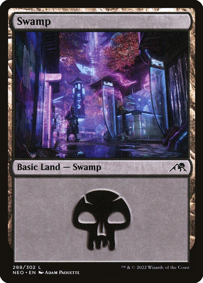 Swamp (288) - Kamigawa: Neon Dynasty (NEO)