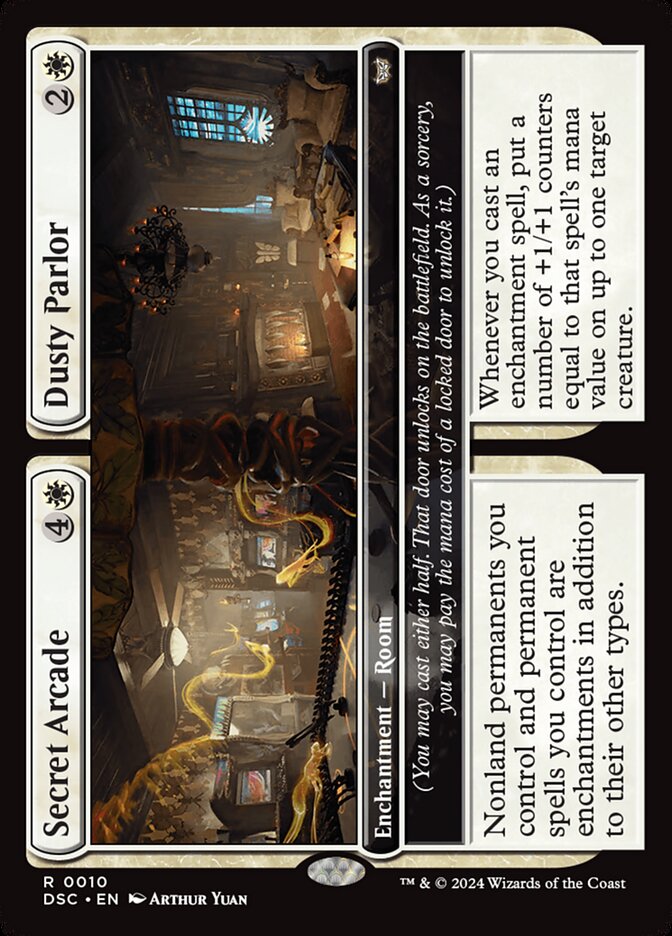 Secret Arcade // Dusty Parlor (10) - Duskmourn: House of Horror Commander (DSC)