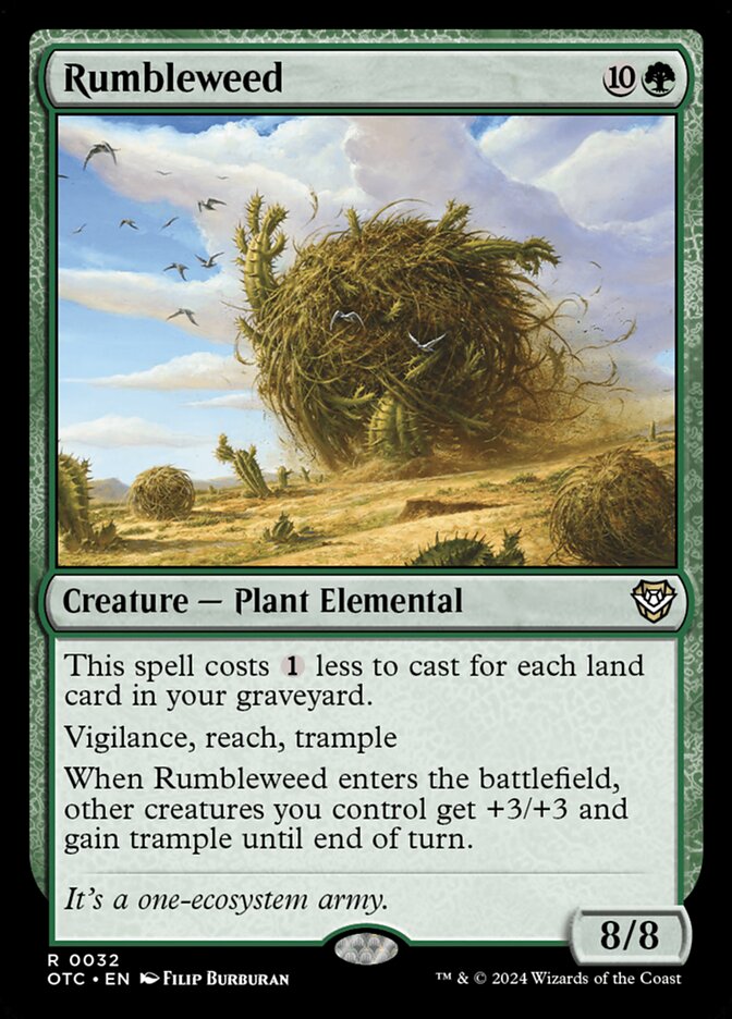 Rumbleweed (32) - Outlaws of Thunder Junction Commander (OTC)