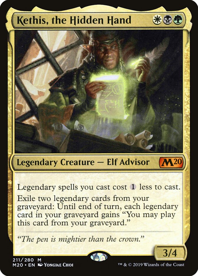 Kethis, the Hidden Hand (211) - Core Set 2020 (M20)