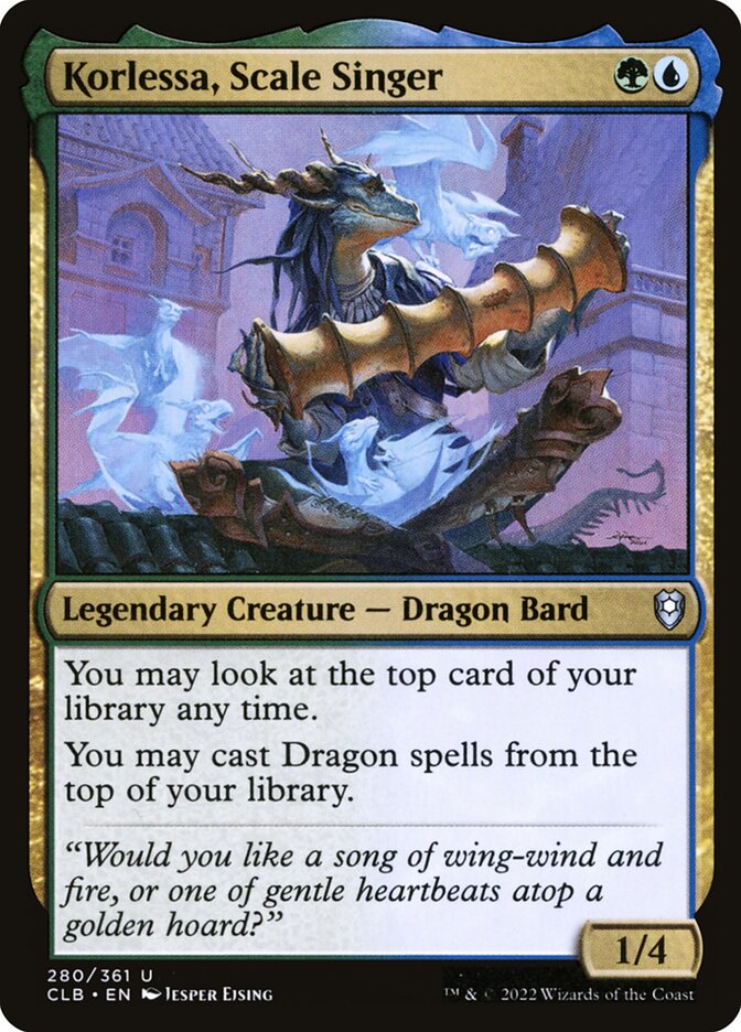Korlessa, Scale Singer (280) - Commander Legends: Battle for Baldur's Gate (CLB)