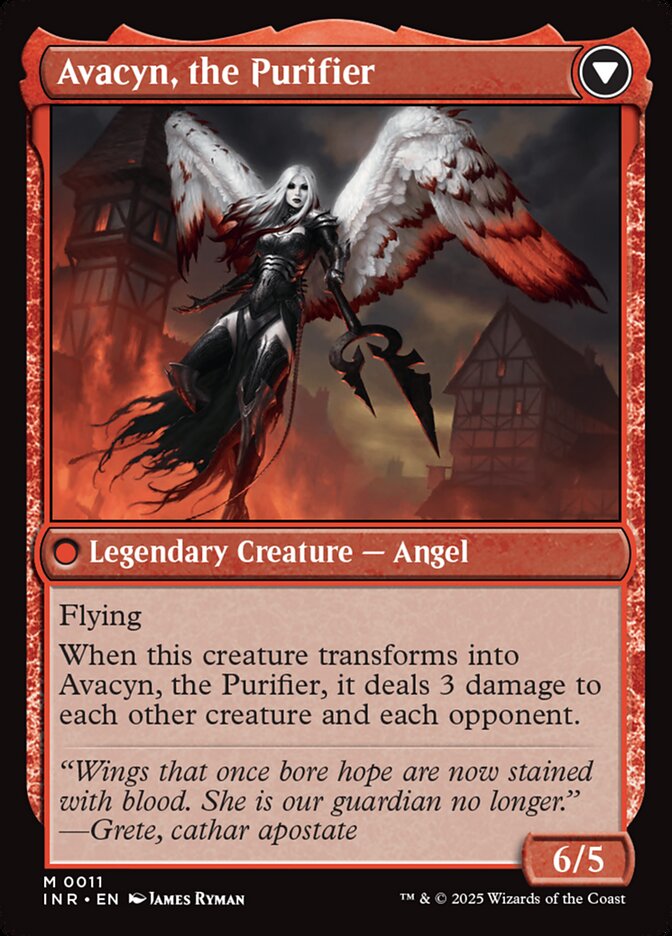 Archangel Avacyn // Avacyn, the Purifier (11) - Innistrad Remastered (INR)