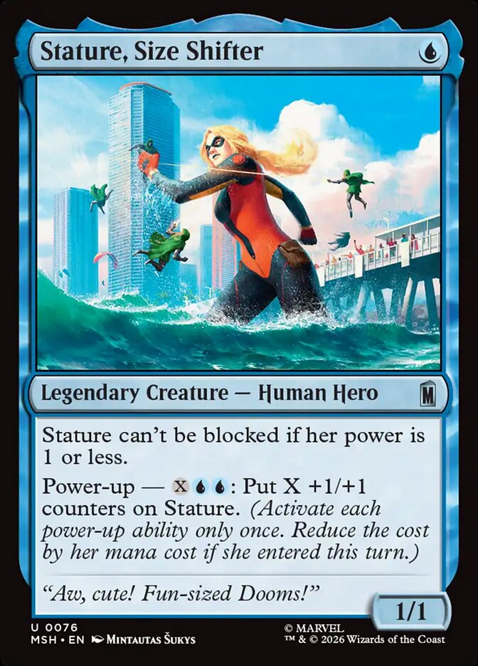 Stature, Size Shifter (76) - Marvel Super Heroes (MSH)