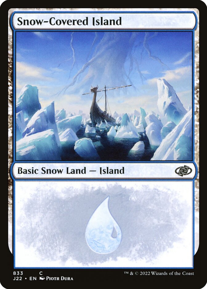 Snow-Covered Island (833) - Jumpstart 2022 (J22)