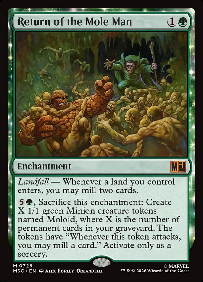 Return of the Mole Man (729) - Marvel Super Heroes Commander (MSC)