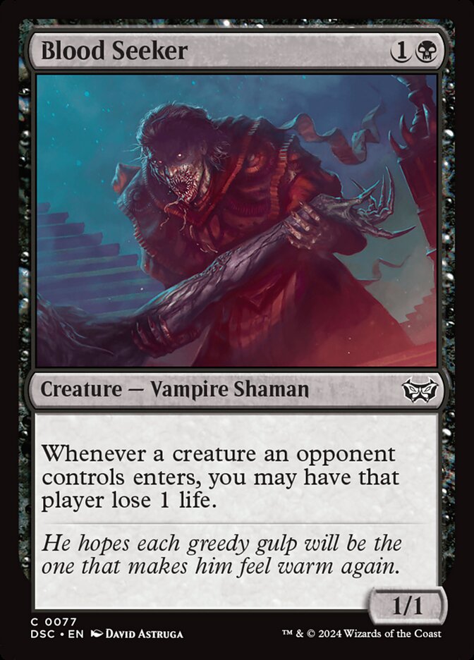 Blood Seeker (77) - Duskmourn: House of Horror Commander (DSC)