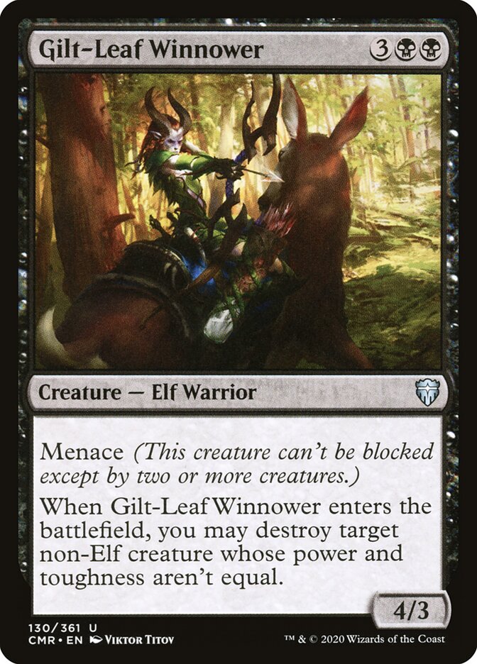 Gilt-Leaf Winnower (130) - Commander Legends (CMR)