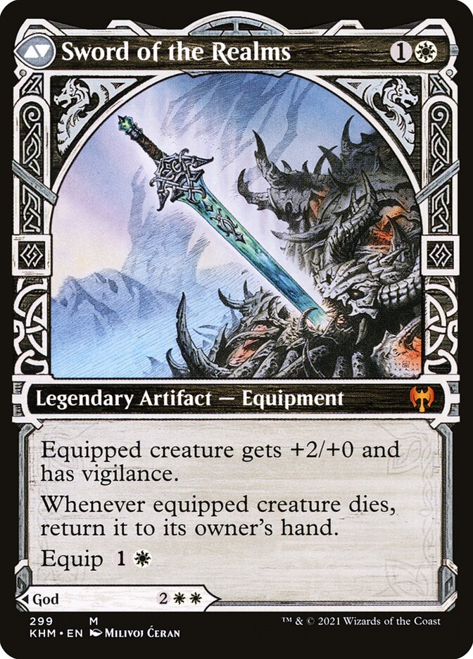 Halvar, God of Battle // Sword of the Realms (299) - Kaldheim (KHM)