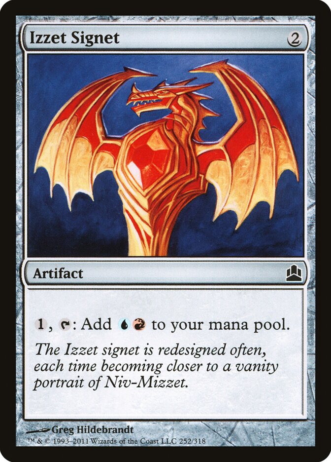 Izzet Signet (252) - Commander 2011 (CMD)