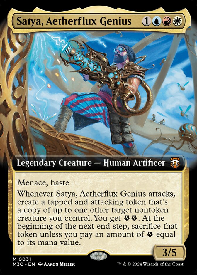 Satya, Aetherflux Genius (31) - Modern Horizons 3 Commander (M3C)