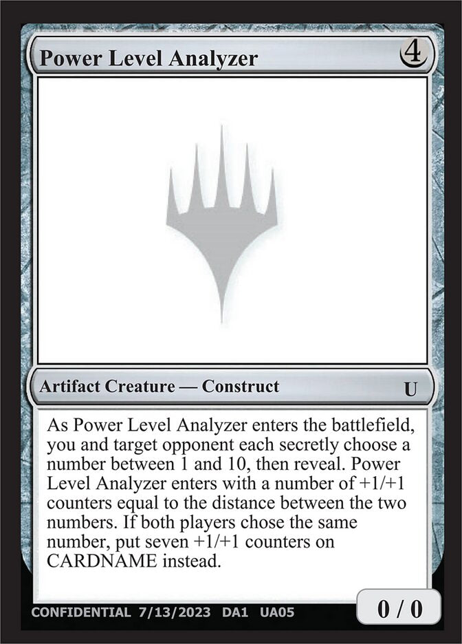 Power Level Analyzer (UA05c) - Unknown Event (UNK)