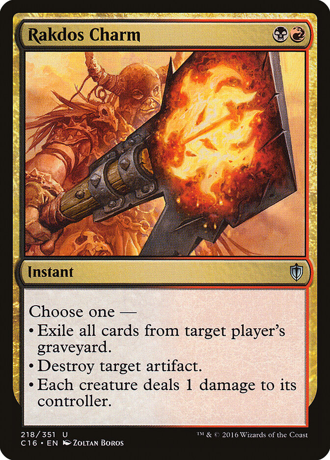 Rakdos Charm (218) - Commander 2016 (C16)