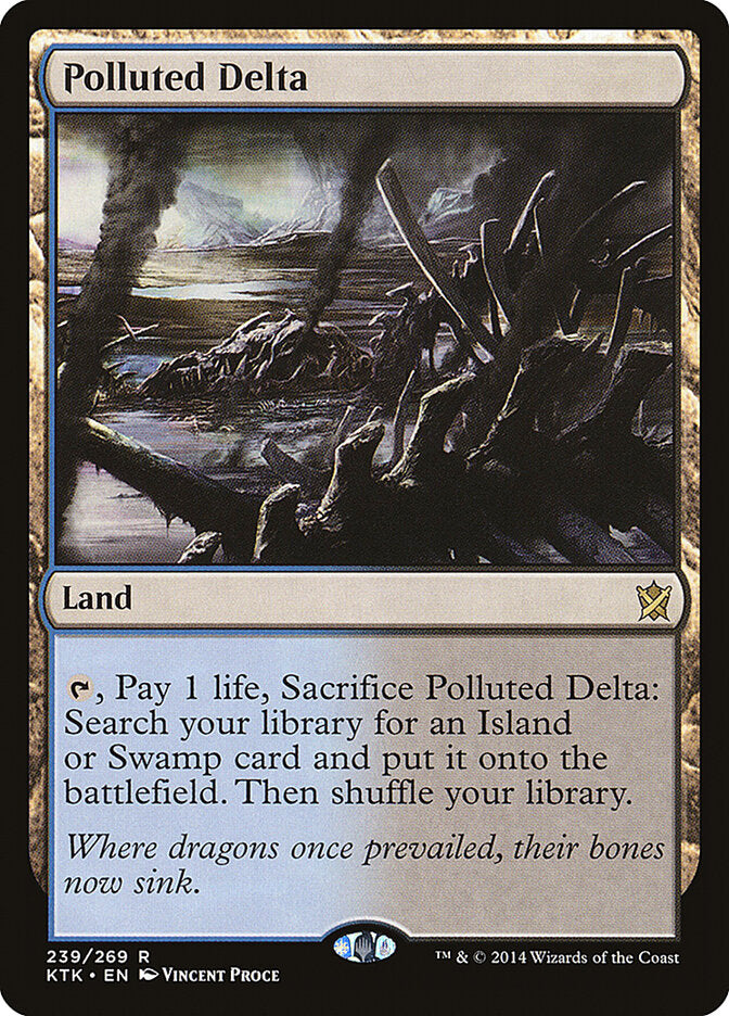 Polluted Delta (239) - Khans of Tarkir (KTK)