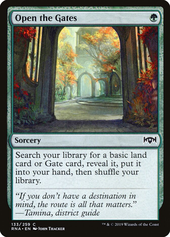 Open the Gates (133) - Ravnica Allegiance (RNA)