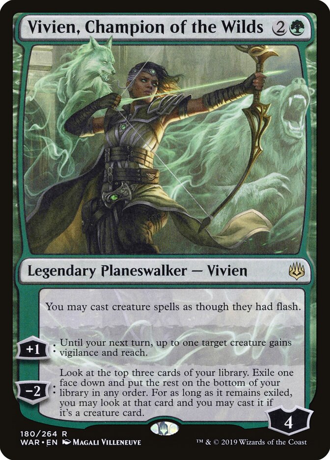 Vivien, Champion of the Wilds (180) - War of the Spark (WAR)
