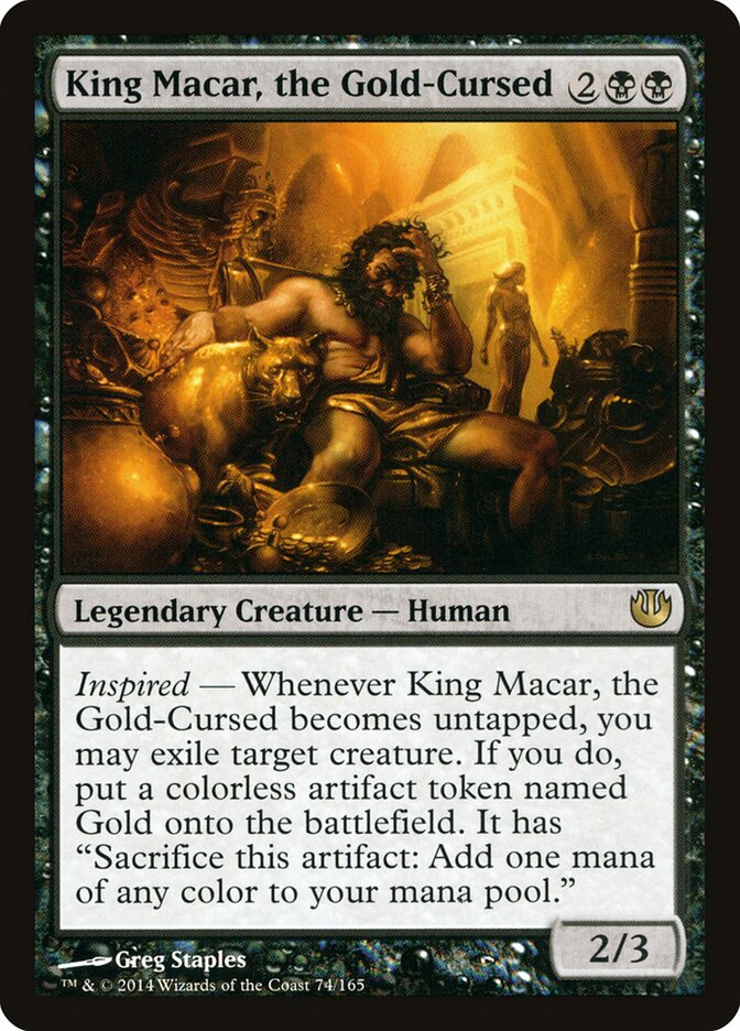 King Macar, the Gold-Cursed (74) - Journey into Nyx (JOU)