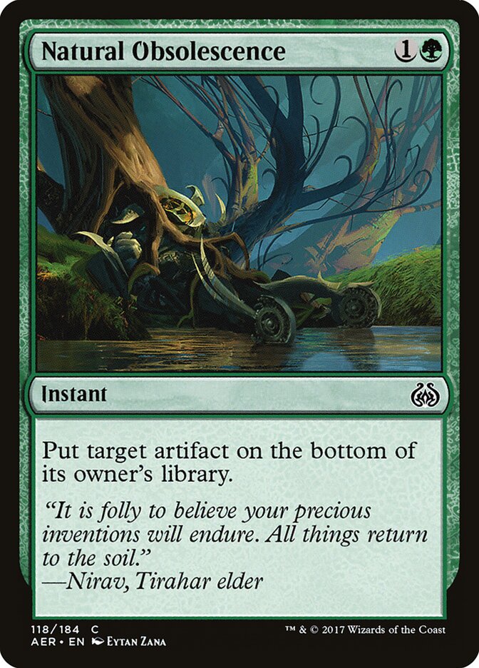 Natural Obsolescence (118) - Aether Revolt (AER)