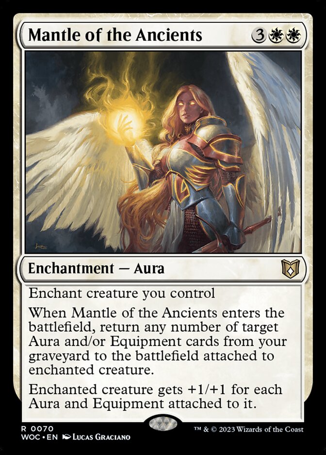 Mantle of the Ancients (70) - Wilds of Eldraine Commander (WOC)