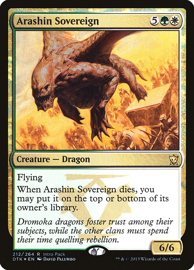 Arashin Sovereign (212) - Dragons of Tarkir Promos (PDTK)