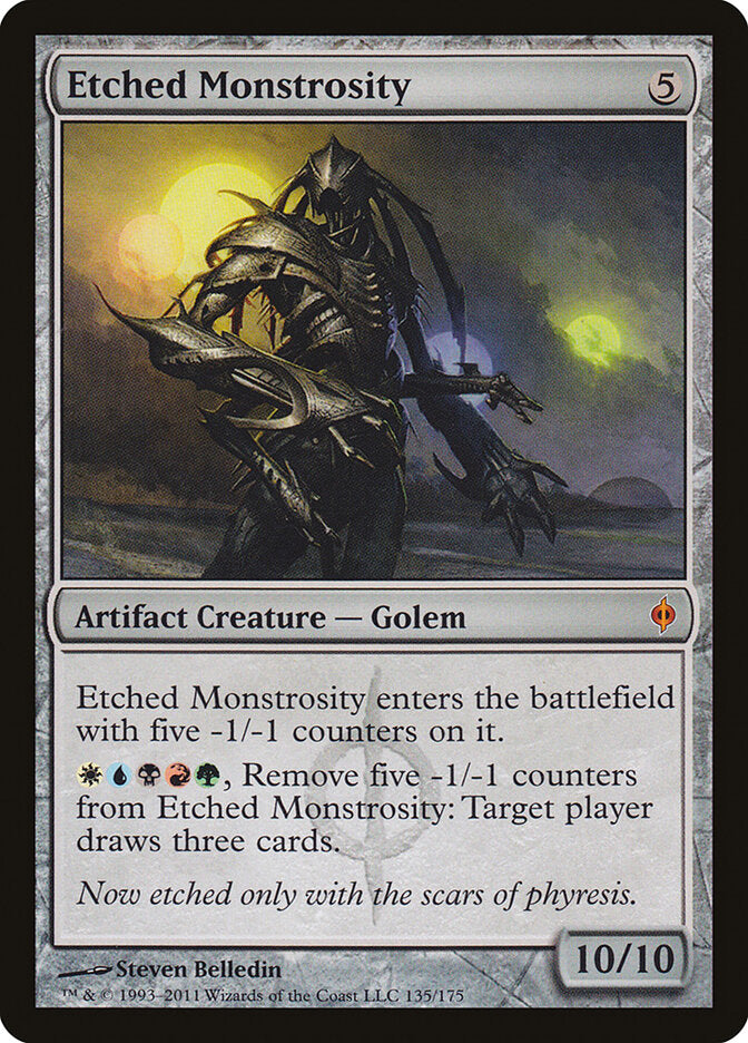 Etched Monstrosity (135) - New Phyrexia (NPH)