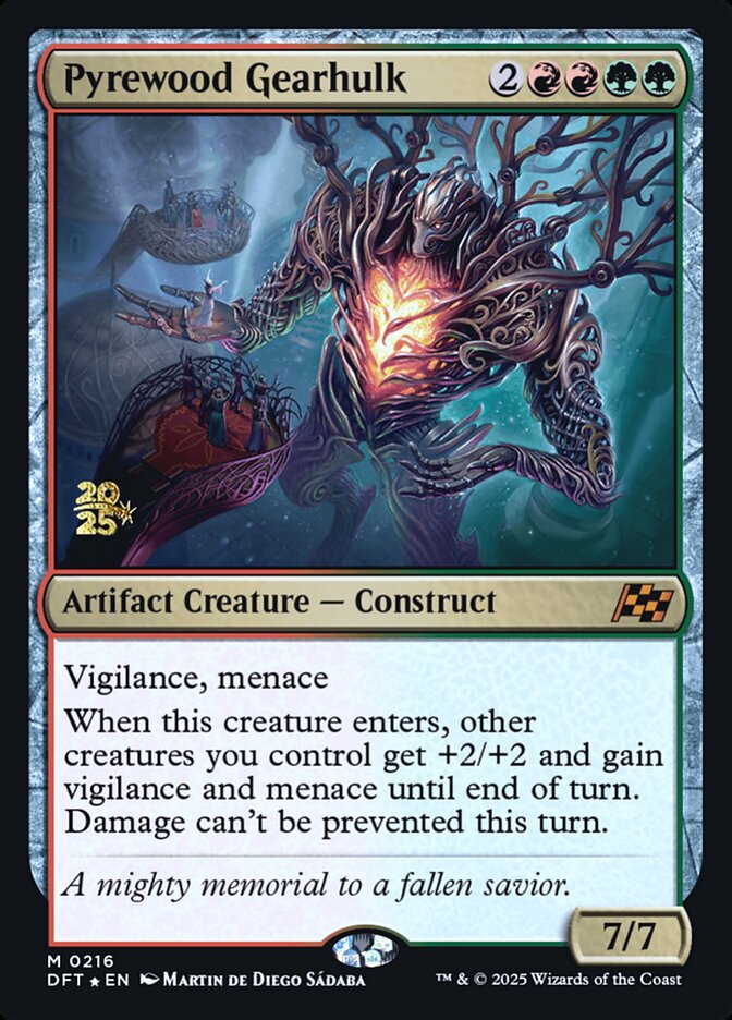 Pyrewood Gearhulk (216s) - Aetherdrift Promos (PDFT)
