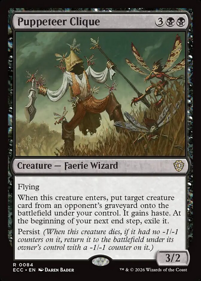 Puppeteer Clique (84) - Lorwyn Eclipsed Commander (ECC)