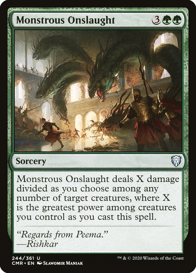 Monstrous Onslaught (244) - Commander Legends (CMR)