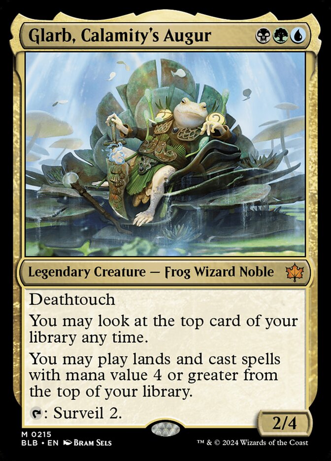 Glarb, Calamity's Augur (215) - Bloomburrow (BLB)
