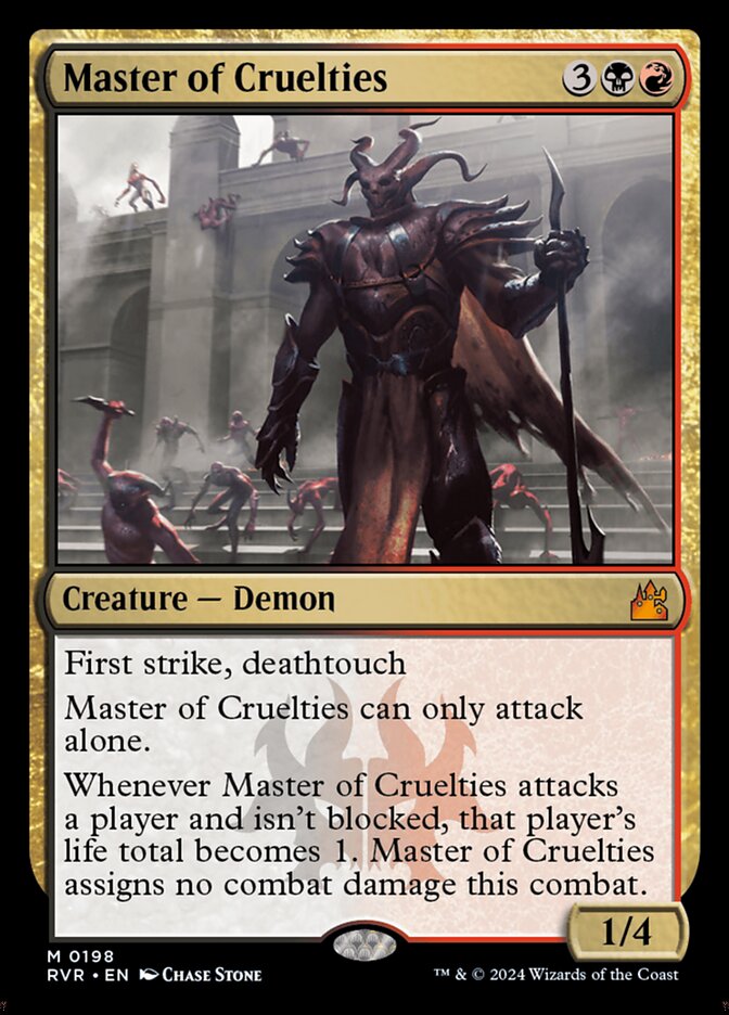 Master of Cruelties (198) - Ravnica Remastered (RVR)