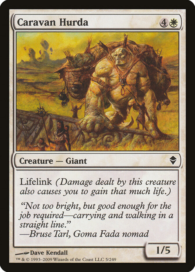 Caravan Hurda (5) - Zendikar (ZEN)