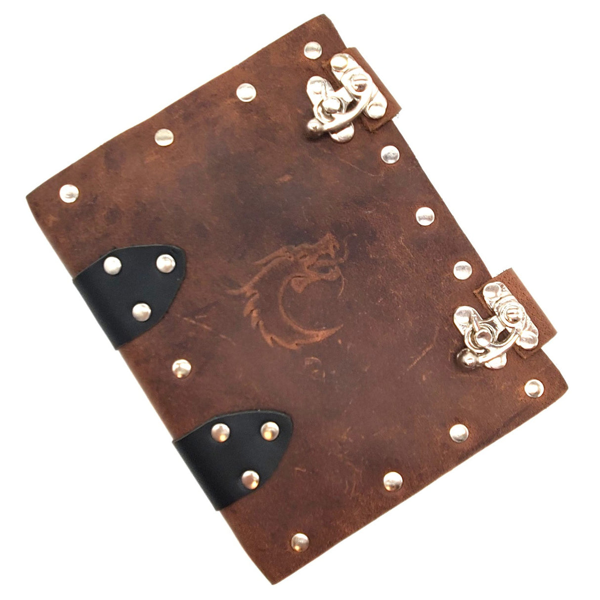 Old School Dice: Adventure Journal 7x5 - Brown Leather