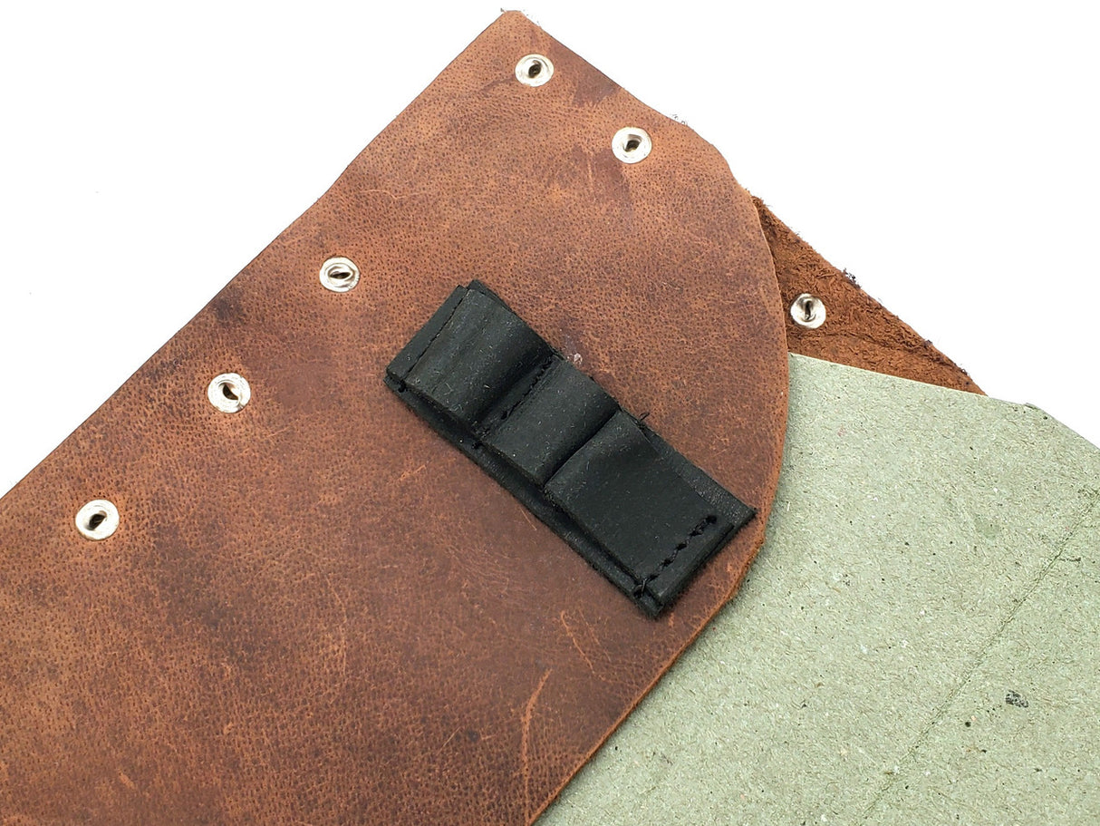 Old School Dice: Adventure Journal 7x5 - Brown Leather