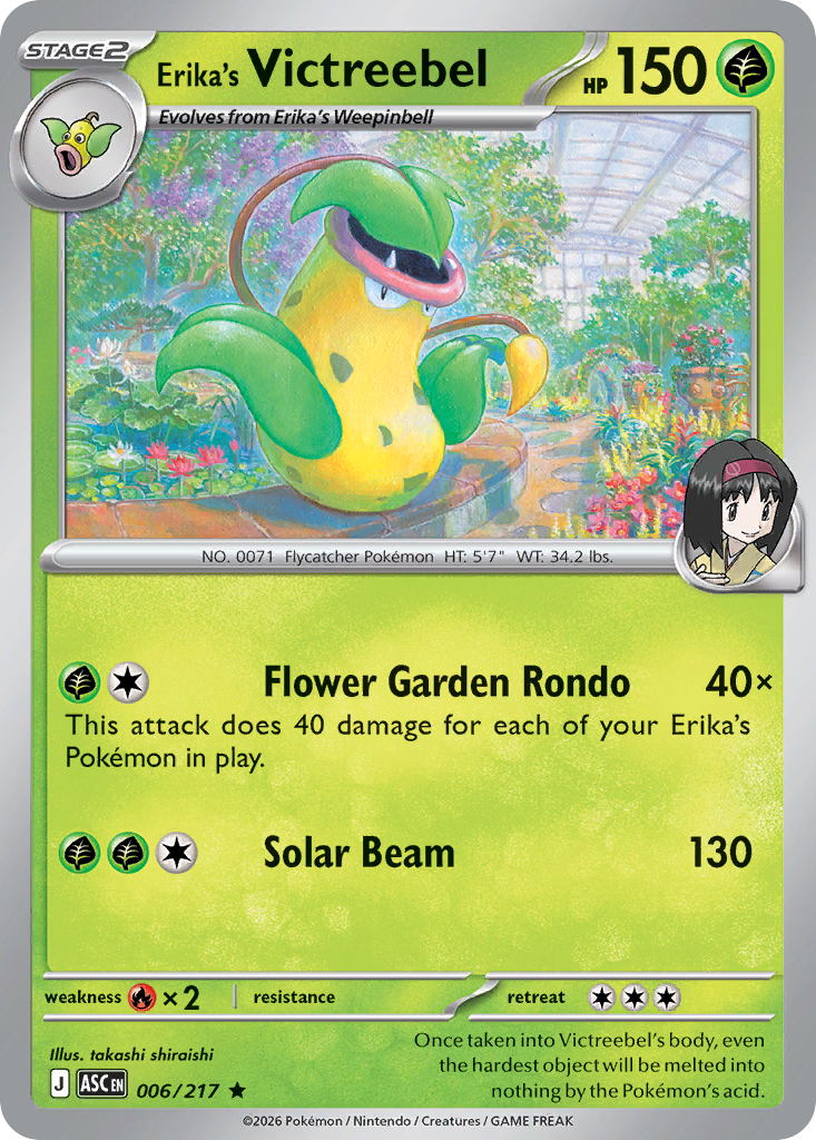 Erika's Victreebel (6/217) - Ascended Heroes (ASC)
