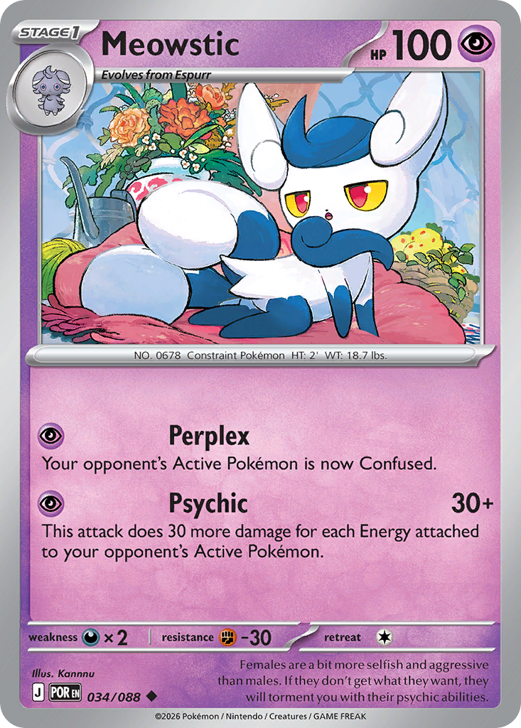 Meowstic (34/88) - Perfect Order (POR)