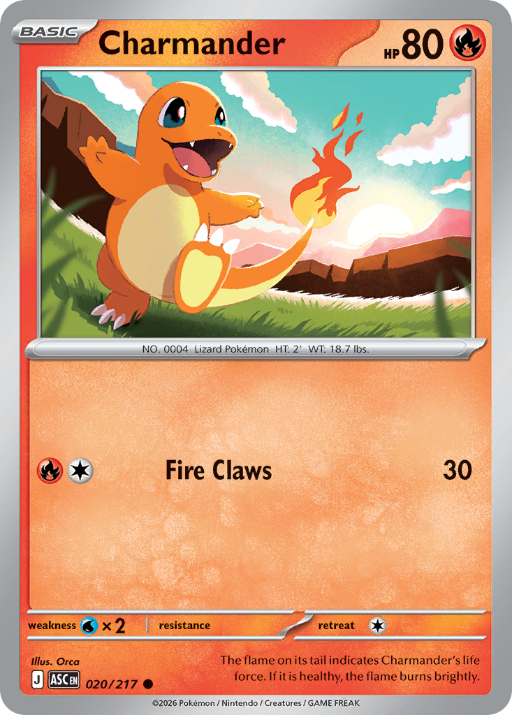 Charmander (20/217) - Ascended Heroes (ASC)