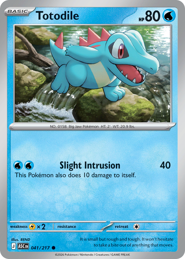 Totodile (41/217) - Ascended Heroes (ASC)