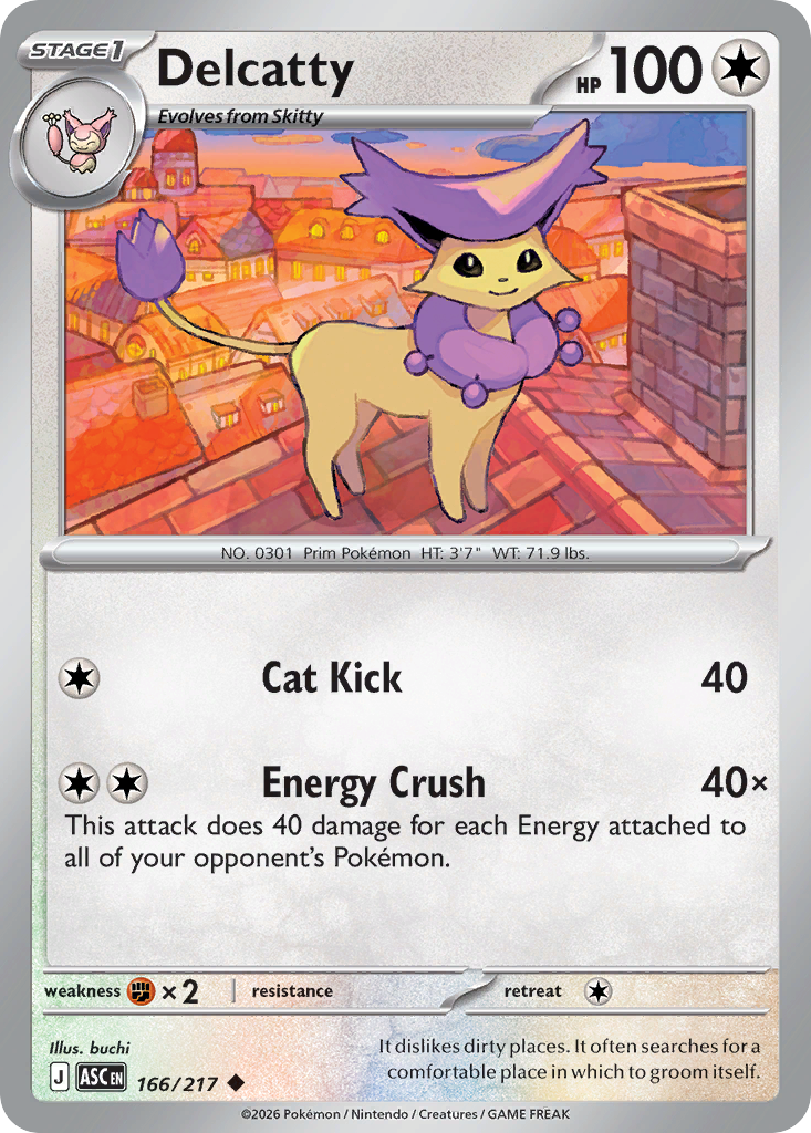 Delcatty (166/217) - Ascended Heroes (ASC)