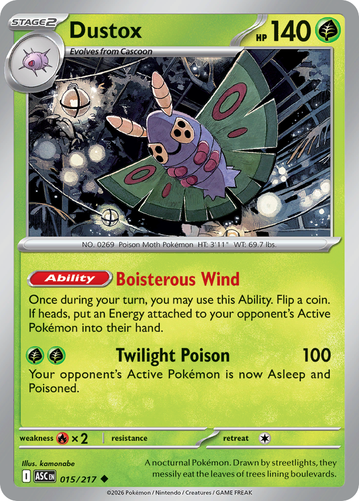 Dustox (15/217) - Ascended Heroes (ASC)