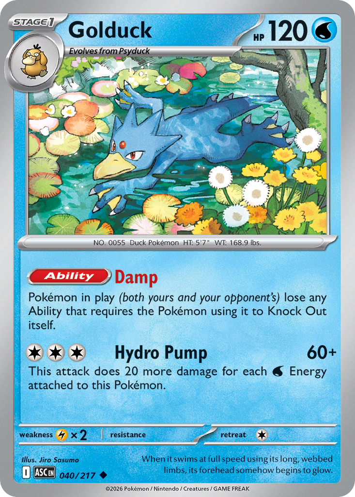 Golduck (40/217) - Ascended Heroes (ASC)
