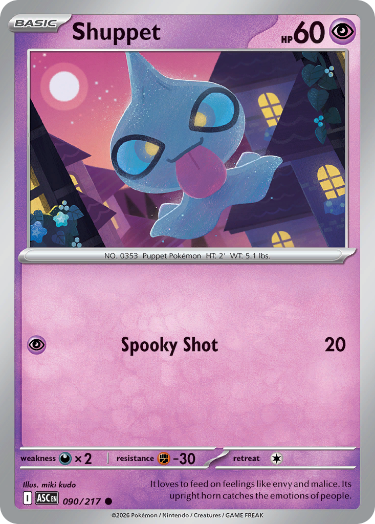 Shuppet (90/217) - Ascended Heroes (ASC)