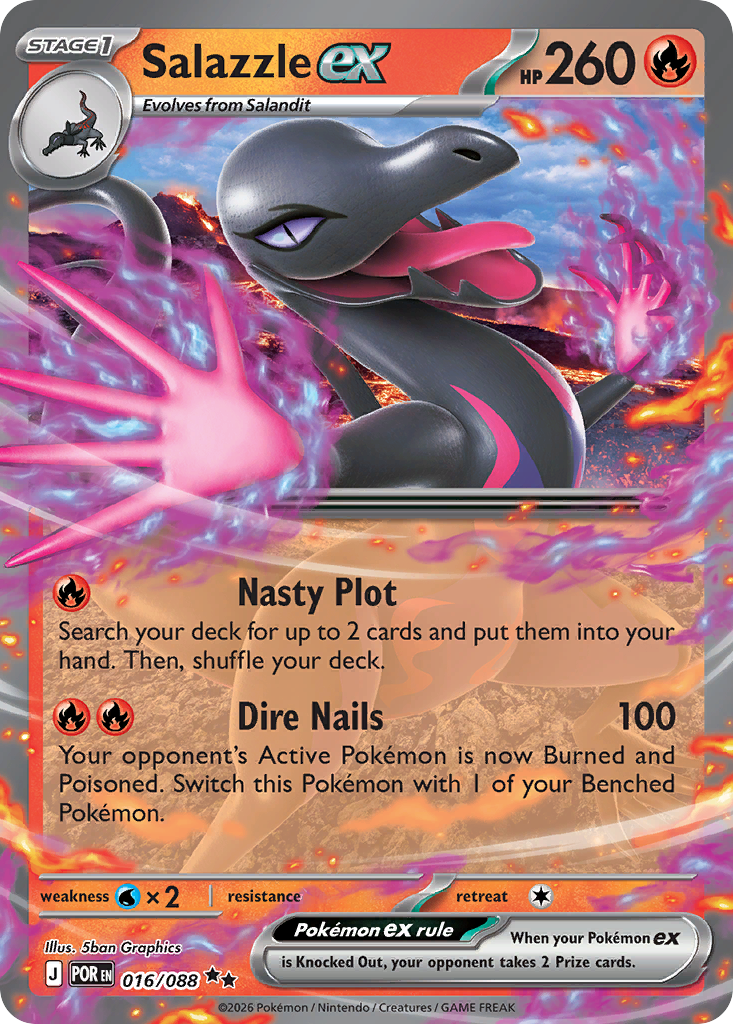 Salazzle ex (16/88) - Perfect Order (POR)