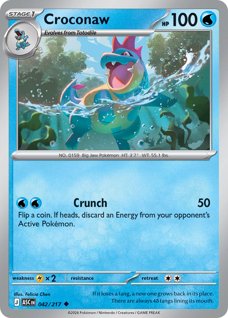 Croconaw (42/217) - Ascended Heroes (ASC)