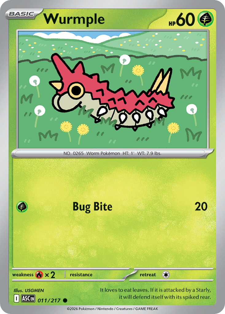 Wurmple (11/217) - Ascended Heroes (ASC)