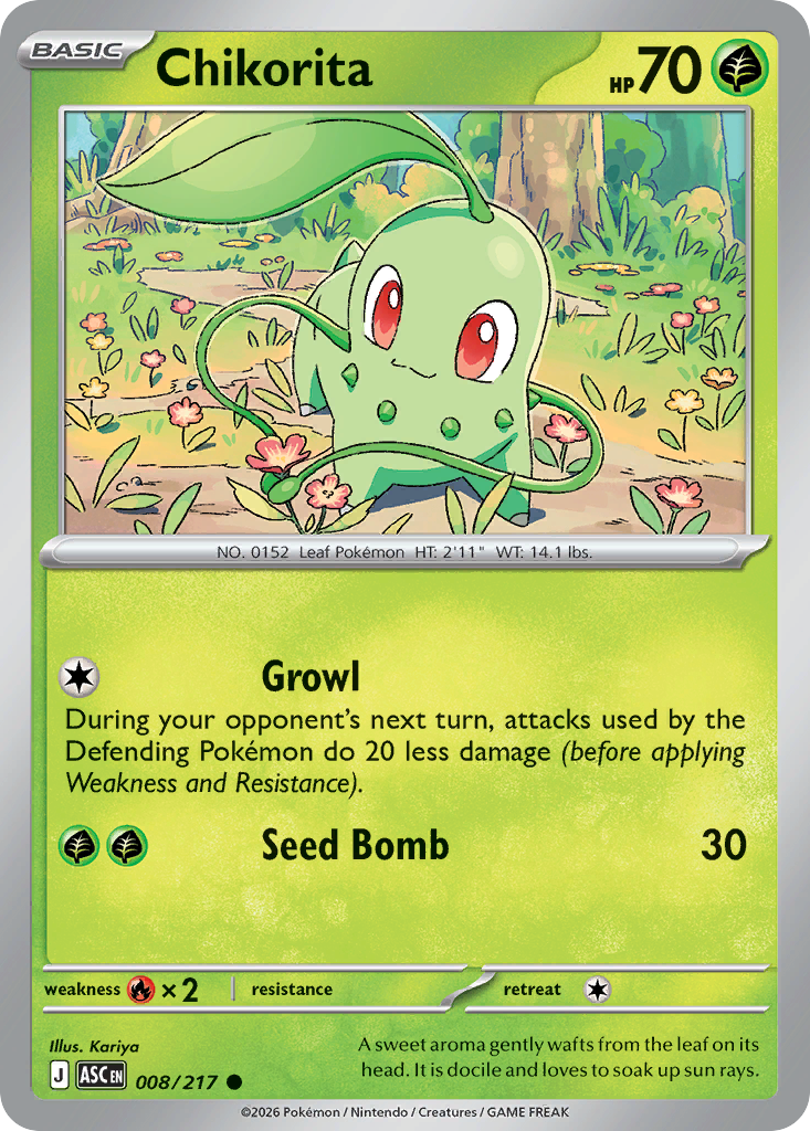 Chikorita (8/217) - Ascended Heroes (ASC)