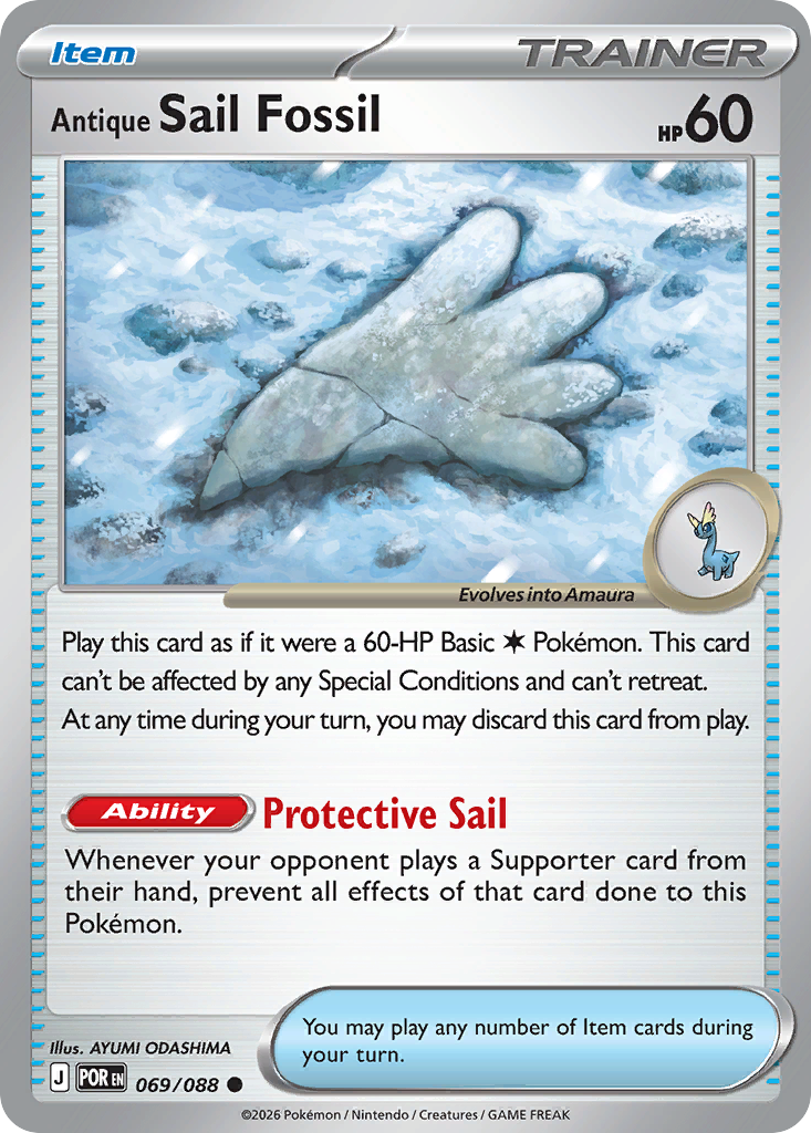 Antique Sail Fossil (69/88) - Perfect Order (POR)